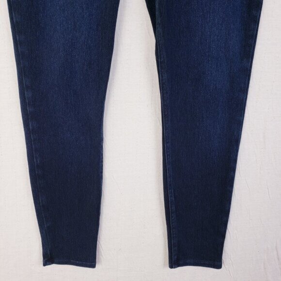 SPANX Jean-ish Ankle Leggings Blue Dark Wash Jeggings size Large - Picture 13 of 14
